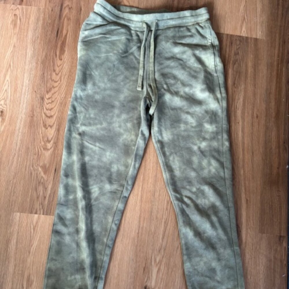 Alternative Earthleisure Green Tie-dyed Joggers NWOT Small